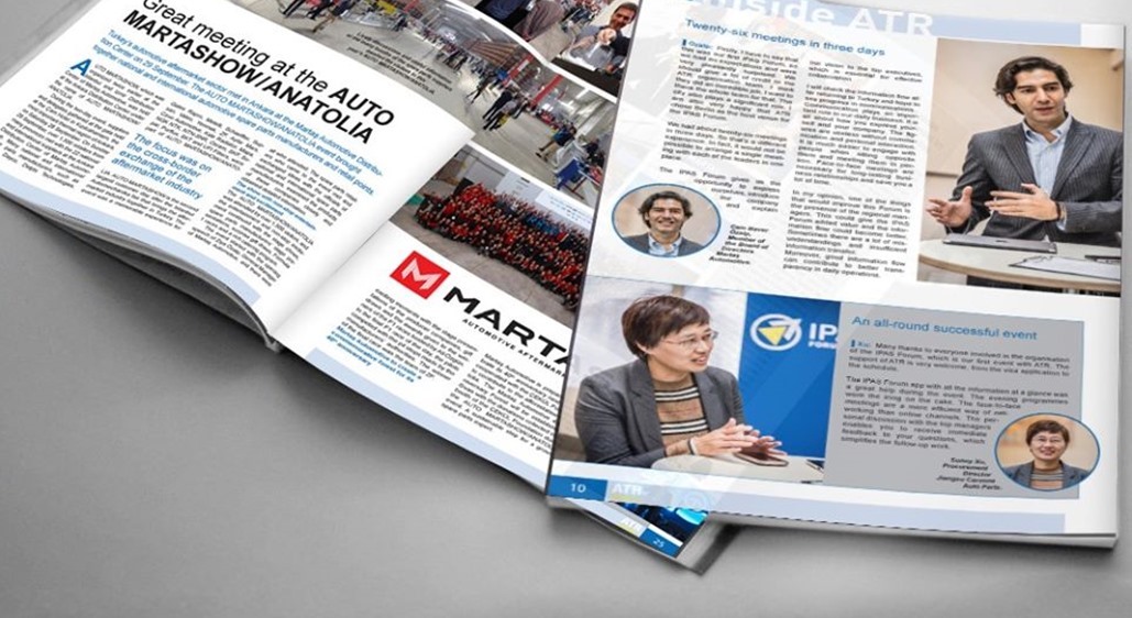 Martaş Otomotiv bir kez daha dünya devlerinin sahnesi olan ATR World Dergisi’nde!