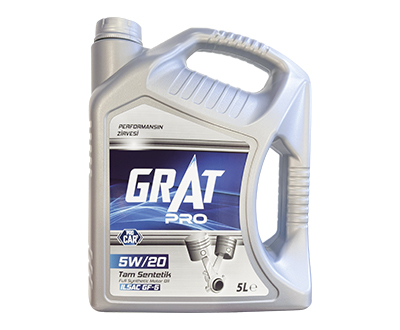 GRAT PRO 5W/20 FULLY SYNTHETIC MOTOR OIL 5L