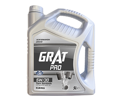 GRAT PRO 5W/30 TAM SENTETİK MOTOR YAĞI 5L