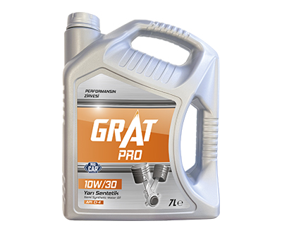 GRAT PRO 10W/30 YARI SENTETİK MOTOR YAĞI 7L