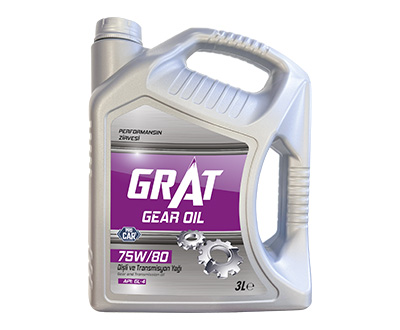 GRAT GEAR OIL 75W/80 GEAR AND TRANSMISSION OIL 3L