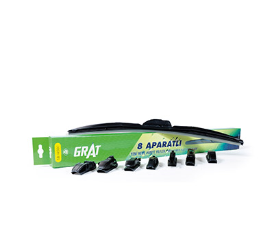 GRAT RÜZGARLIKLI HİBRİT SİLECEK 8 APARATLI