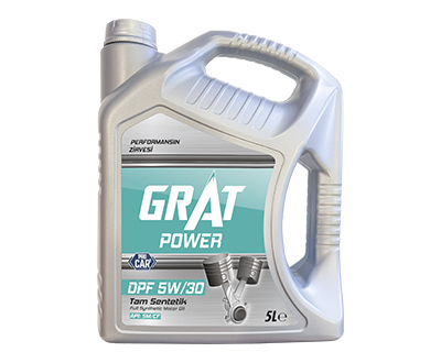 GRAT POWER DPF 5W/30 FULLY SYNTHETIC MOTOR OIL 5L