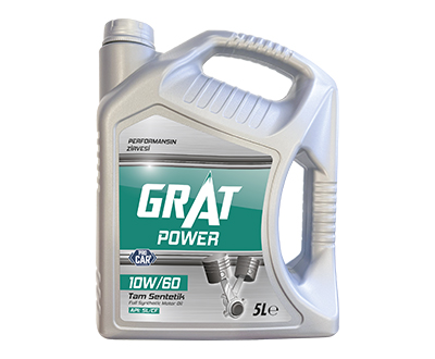 GRAT POWER 10W/60 FULLY SYNTHETIC MOTOR OIL 5L