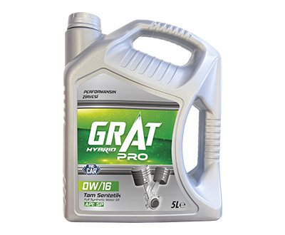 GRAT PRO 0W/16 HYBRID FULLY SYNTHETIC MOTOR OIL 5L