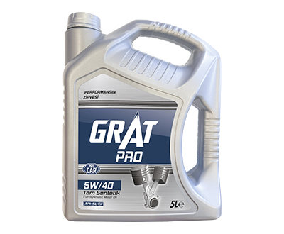 GRAT PRO 5W/40 TAM SENTETİK MOTOR YAĞI 5L