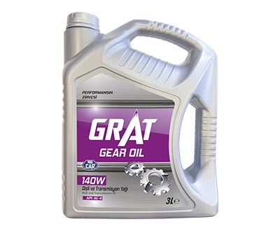 GRAT GEAR OIL 140W DİŞLİ VE TRANSMİSYON YAĞI 3L