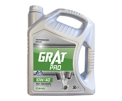 GRAT PRO 10W/40 YARI SENTETEİK MOTOR YAĞI 5L