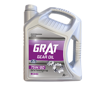 GRAT GEAR OIL 75W/80 GEAR AND TRANSMISSION OIL 3L